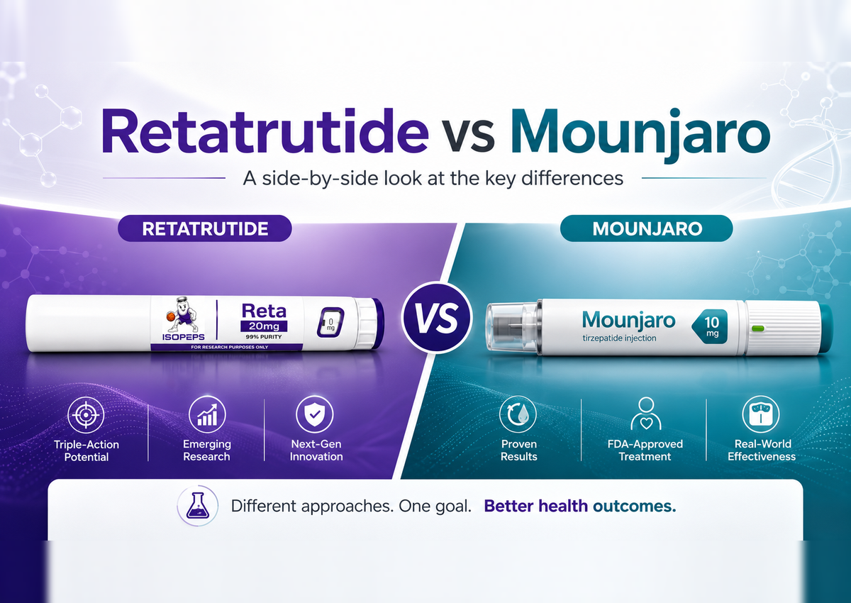 Retatrutide vs Mounjaro: Differences, Weight Loss and UK Status
